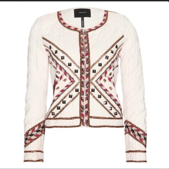 Isabel Marant Jackets & Blazers - Isabel Marant Hippo Embellished Quilted Jacket